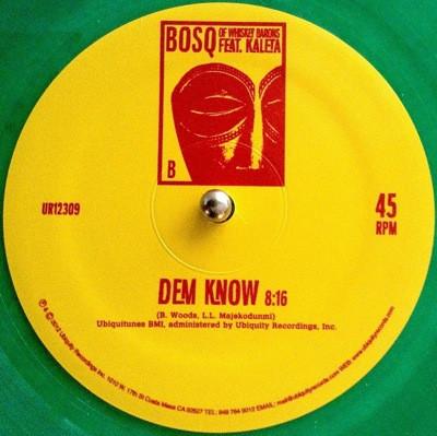 Bosq Feat. Kaleta - More Heavy / Dem Know