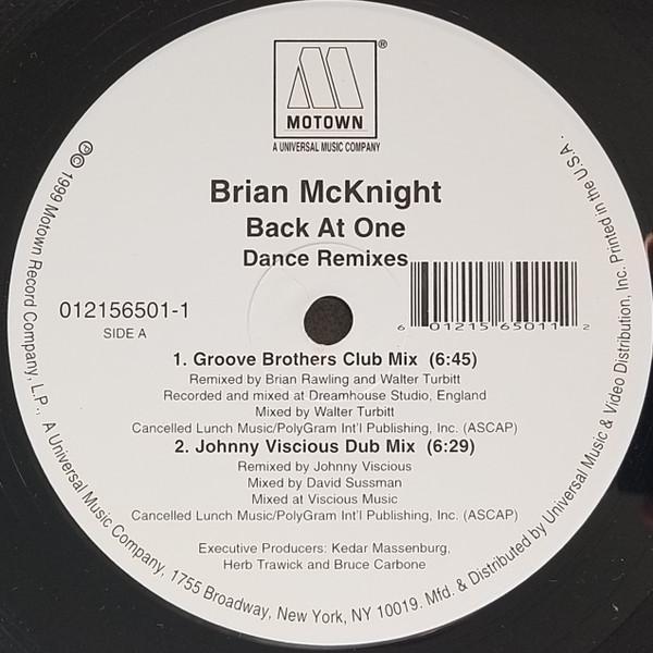 Brian McKnight - Back At One (Dance Remixes)