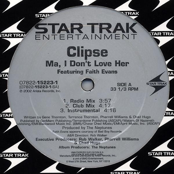 Clipse, Faith Evans - Ma, I Don't Love Her / Cot Damn