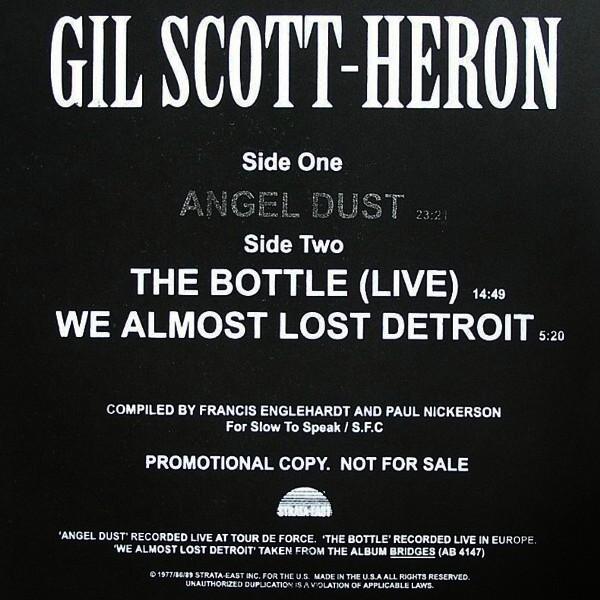 Gil Scott - Angel Dust