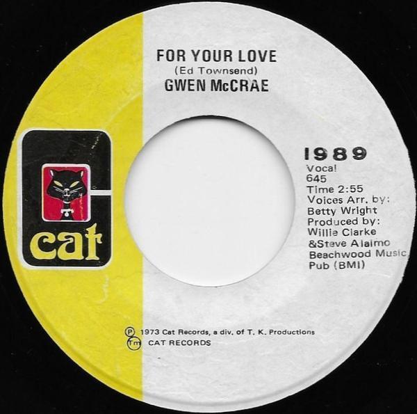 Gwen McCrae - For Your Love / Your Love