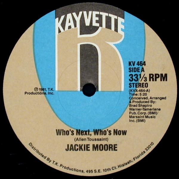 Jackie Moore - Who's Next, Who's Now / Singing Funky Music Turns Me On