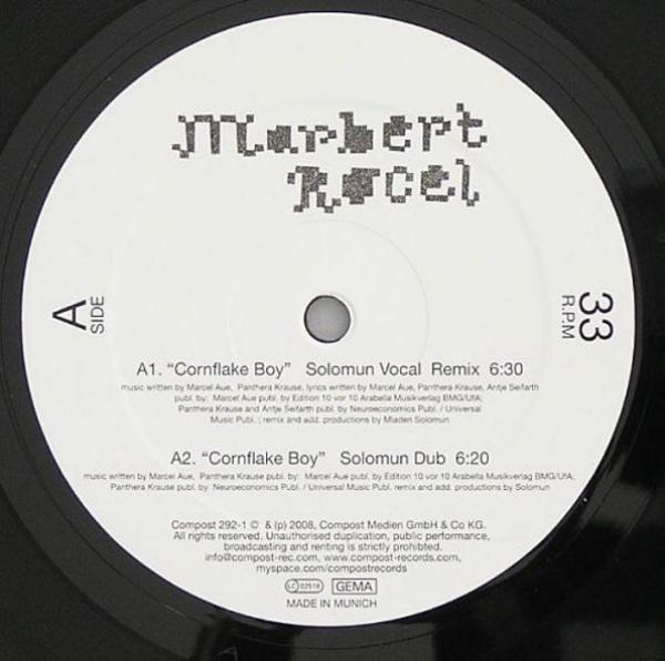Marbert Rocel - Cornflake Boy