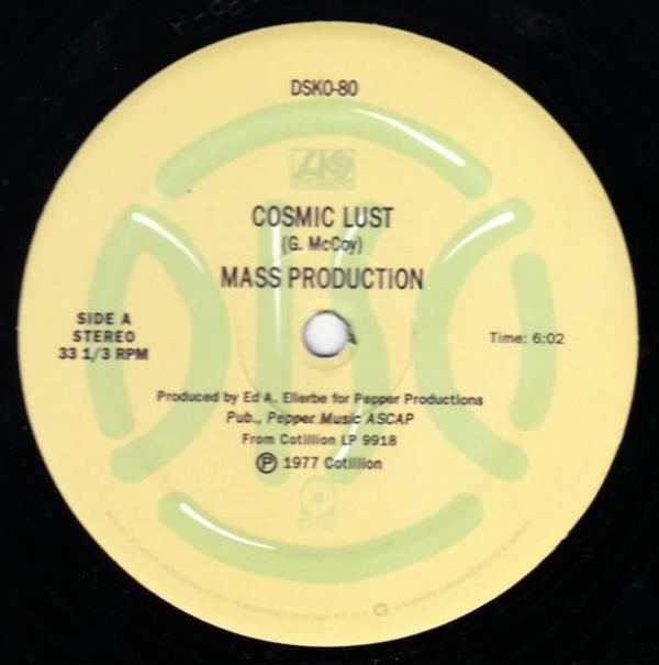 Mass Production - Cosmic Lust / Welcome To Our World (Of Merry Music)